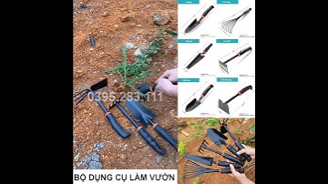 Bộ dụng cụ làm vườn 6 món