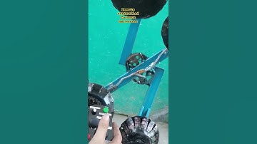 Remote controlled Coconut harvester machine #shorts #diy