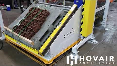 Hovair Automotive- Roller Conveyor Over Under With Tilt