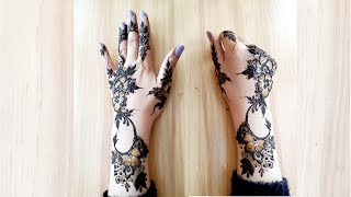 نقش حناء ورد سهل وبيجننStylish and Beautiful Arabic Mehndi DesignMehndi Designs