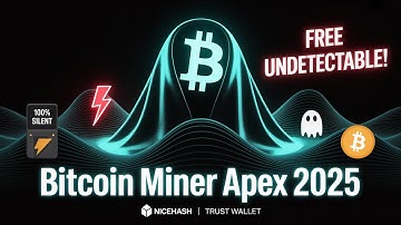 Bitcoin Miner Apex 2025: Free Silent Miner | NiceHash + Trust Wallet | 100% Undetectable 2025