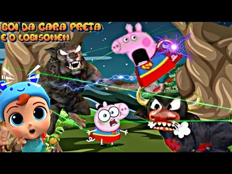 Joãozinho Peppa e a Música Infantil Boi da Cara Preta 🎶🐂/Canção de Ninar😴/Nursey Rhymes - Kids Songs