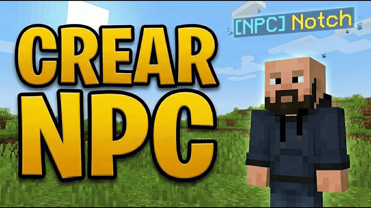 Cómo agregar NPCs a un servidor de Minecraft (Plugin ZNPCsPlus) - YouTube