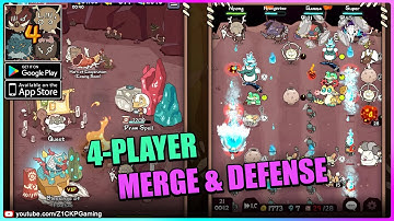 FRESH & ADDICTIVE CO-OP DEFENSE GAME - Epic Shaman Battle: 4P Defense Gameplay android / iOS - Z1CKP