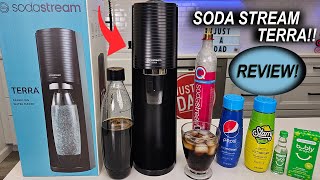 Soda Stream Terra Sparkling Water (Carbonated) Maker Review  How to Make a Pepsi