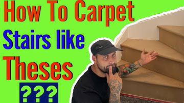 HOW TO FIT CARPET ON STAIRS WINDERS, KITES, CURVES #staircarpet #carpetfitting #homeimprovement