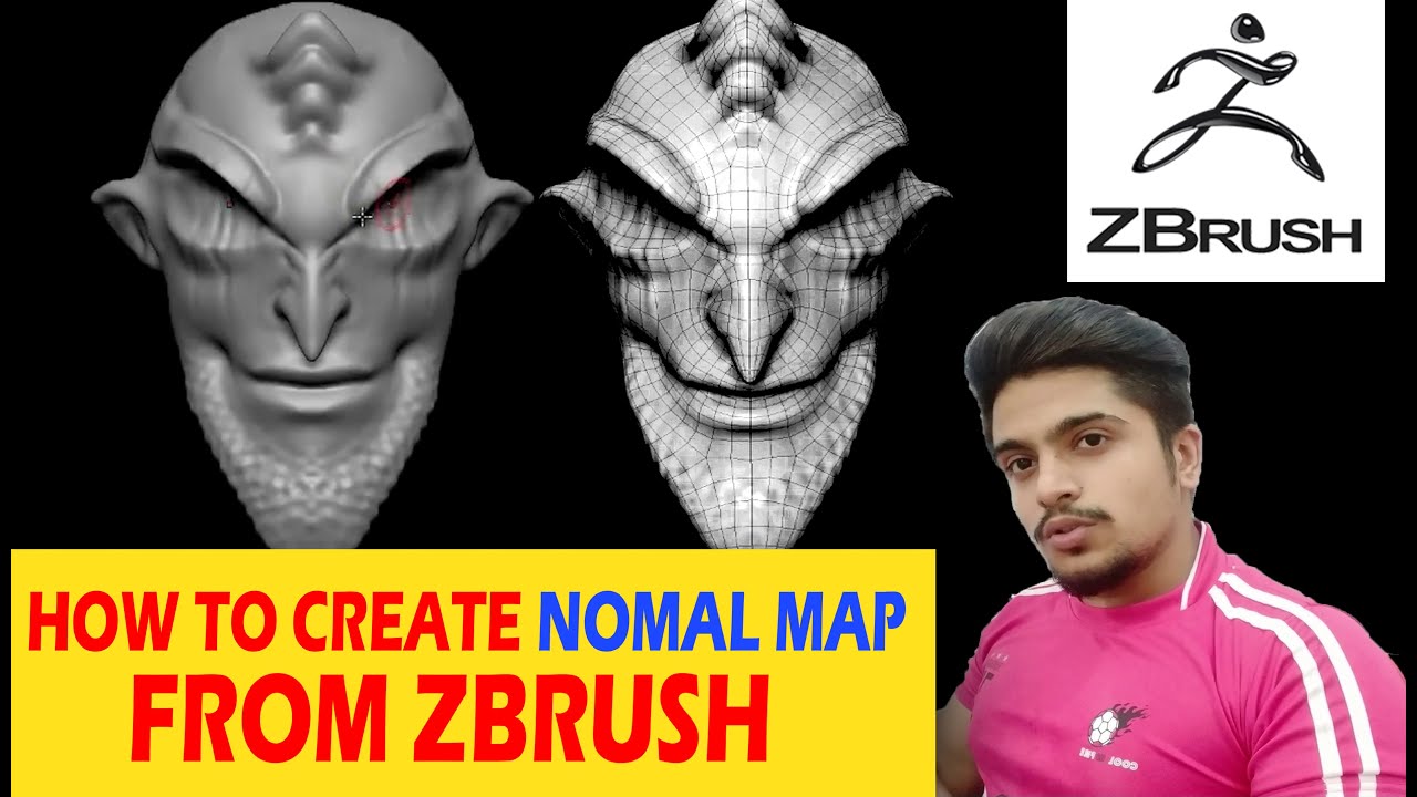 how to create anormal map in zbrush