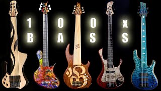 100 Amazing Bass Guitars (Cool or Weird) 4K