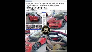 🚒🧯A la venta el Bugatti quemado de @ElAlfaElJefeTV 🔥👨‍🚒