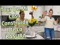 Tour De Mi Casa Construida  De La BASURA😱Increible Aqui Veran La Transformacion Complea😲#NoemyB