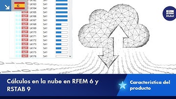 Cálculos en la nube en RFEM 6 y RSTAB 9