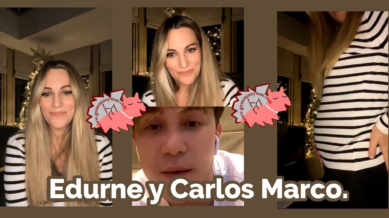 Edurne hablando de Como Tú , embarazo , proyectos y llamando desde Reino Unido a Carlos Marco