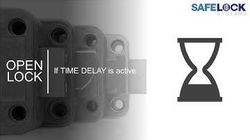 702 Display Training (05): Open the lock if time delay is active, cancel time delay