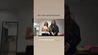 Bini jhoanna and Bini Colet practice makes perfect go lang hahahah 😅🤣👋❤️💕