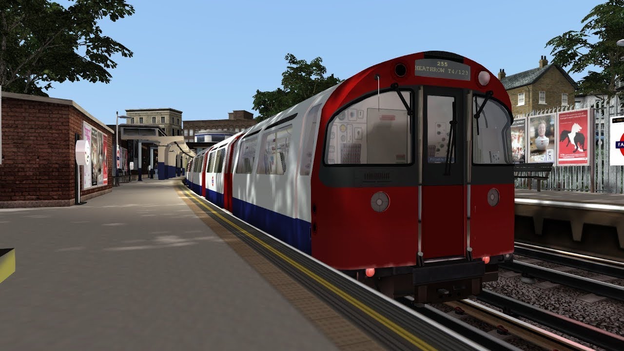 Virtual District Line (London Underground) 1973 Stock. Edgware Road to Wimbledon