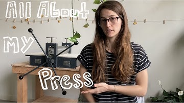 PRINTMAKING PRESS Review - Conrad Machine Co. E15