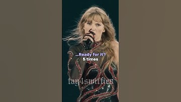 The amount of times Taylor repeated a song title in a song #taylorswift #shorts