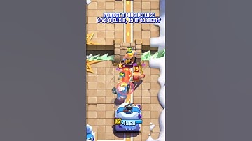 Clash Royale | Perfect Timing Defense & Trading elixir