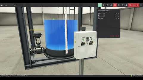 Fill Tank with Timer ON TON in Factory I/O