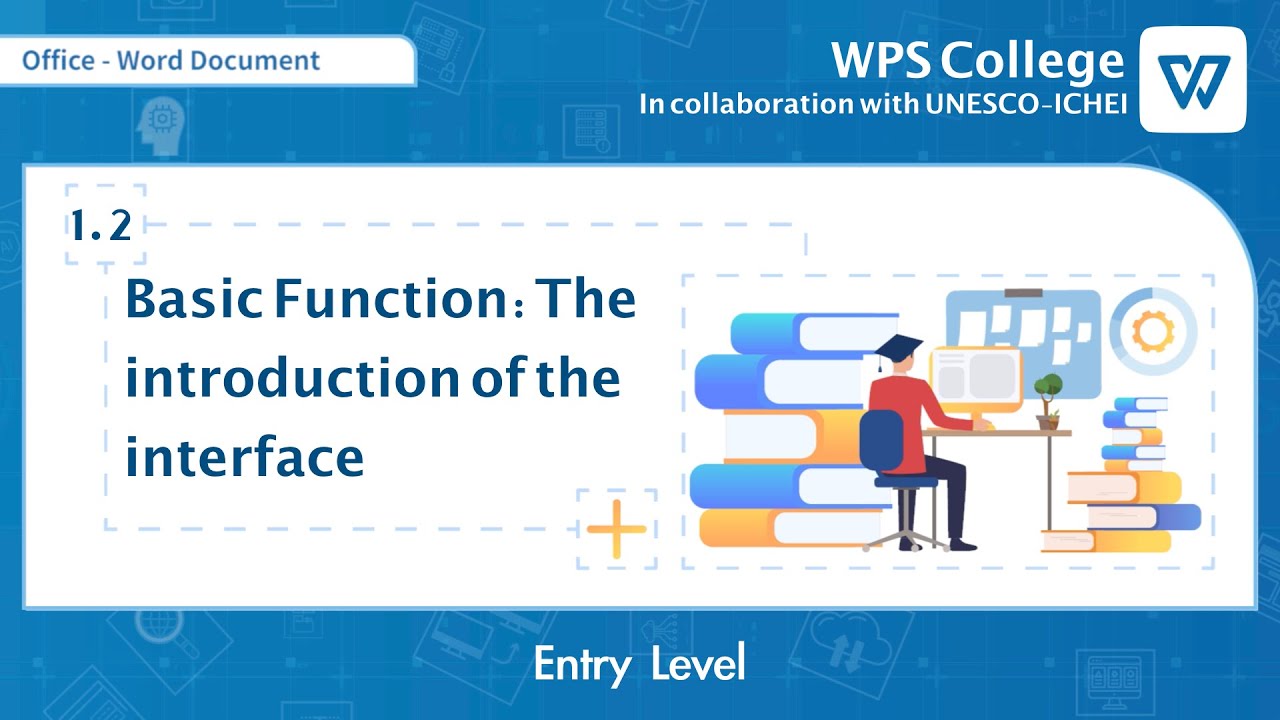 WPS Office] Writer : Basic Functions: The introduction of interface.  Basic functions [Tutorial] - YouTube