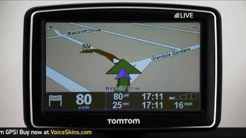 Official Homer Simpson Celebrity GPS VoiceSkin on TomTom Demo