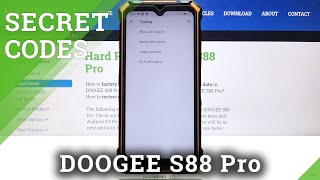 Secret Codes DOOGEE S88 Pro – Useful Tricks