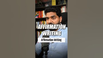How To Write Affirmations #shorts