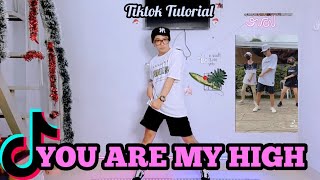 YOU ARE MY HIGH Dance Challenge | Tiktok Tutorial | Easy step by step for beginners