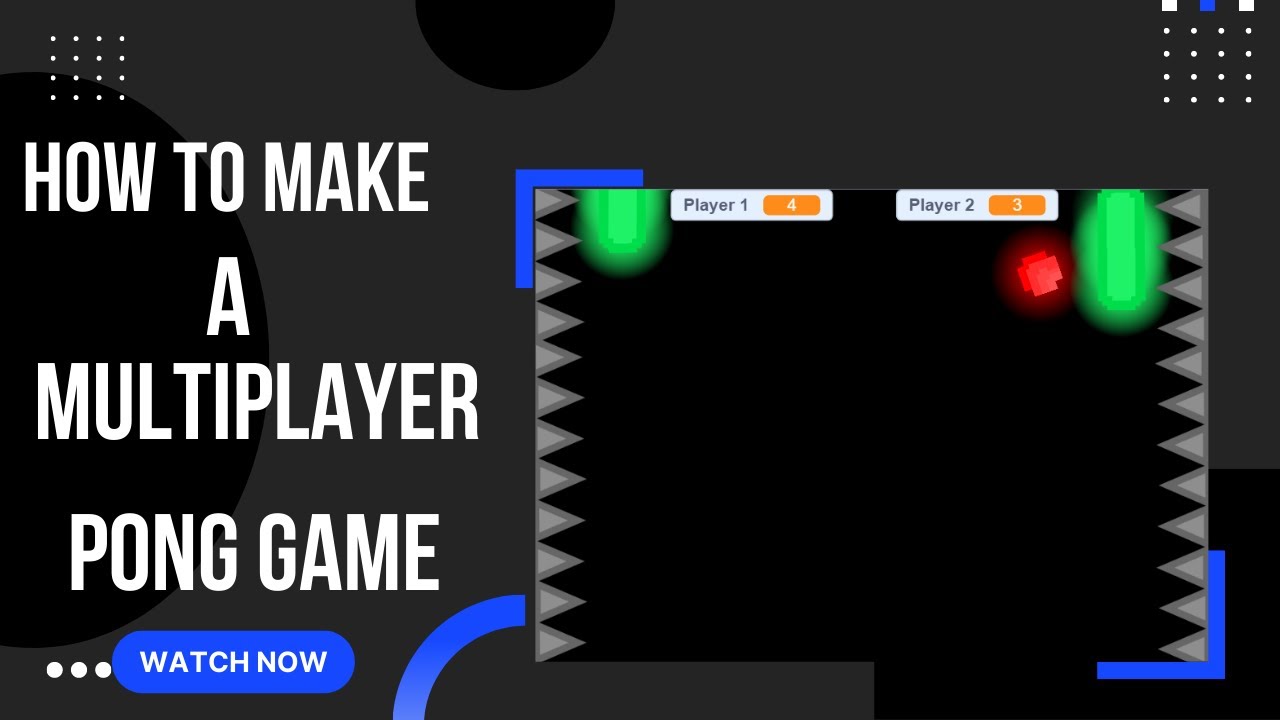 How To Make A Multiplayer Pong Game On Scratch - YouTube