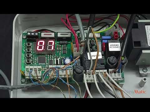 Programmation de la centrale de commande Q60A/R du KIT TECHNO 400 EUROMATIC برمجة وحدة التحكم