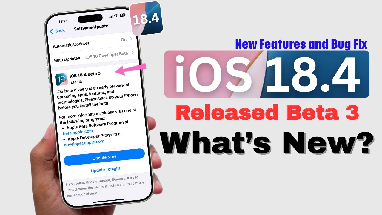 iOS 18.4 Beta 3 Released - What’s New? Features and Changes In Hindi ...