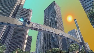 [오픈툰즈 FX] 오픈툰즈 1.4v  한국어 강좌, 저녁에서 아침으로 변하는 FX효과입니다