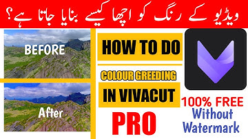 How to do colour correction in vivacut pro video editor | Learn with affi |
