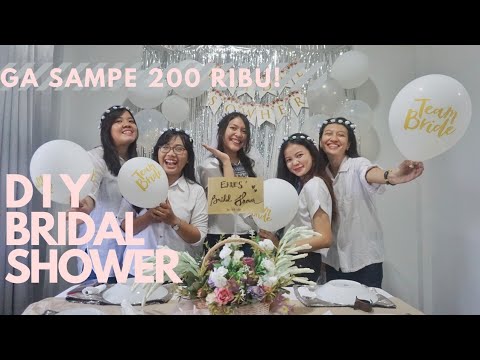 [DIY] BRIDAL SHOWER DECORATIONS - Murah Meriah!