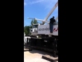 Turning lr1400 cab for transport