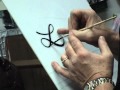 Steve Kafka's lettering demo with #4 Liner brush