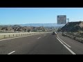 Spain: A-92 through the Tabernas Desert (Almería - Gérgal)