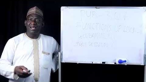 PUB 307  Functions of Local Government