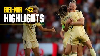 Belgium 4-1 Northern Ireland The First Home Preparation Game