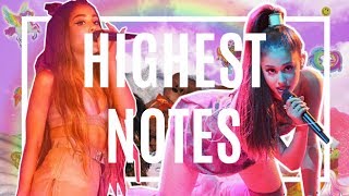 Video thumbnail of "11 Times Ariana Grande Attempted Her HARDEST High Notes"