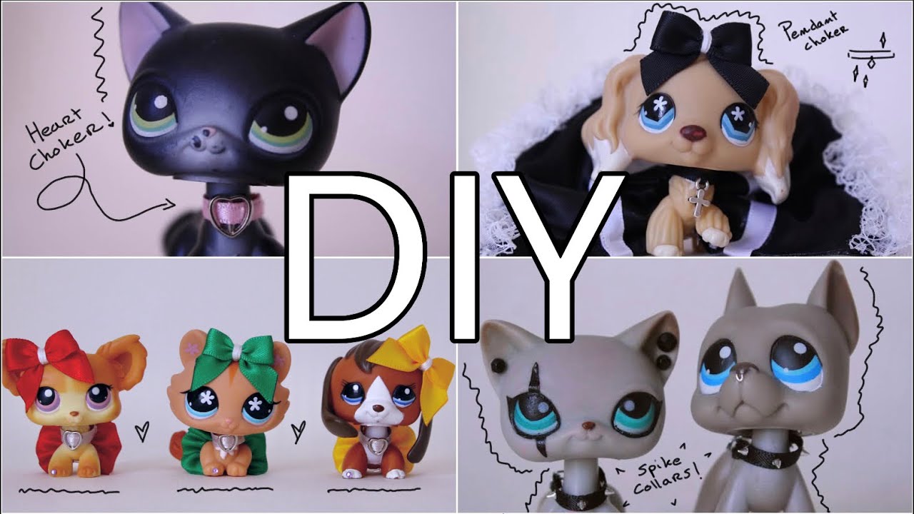 DIY, How to make the ✨famous✨chokers for lps, dolls, figurines etc, detailed tutorial💕