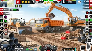 Mega Excavator Construction Game 2026 - Offroad JCB Driving Simulator 3d | Android Gameplay 18 screenshot 4
