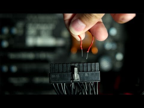 How To Test Your Power Supply With A Paperclip