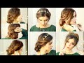 6 Amazing and Easy BUN Styles STEP BY STEP| Buns for Wedding Party Uni Office| Quick Hairstyles best