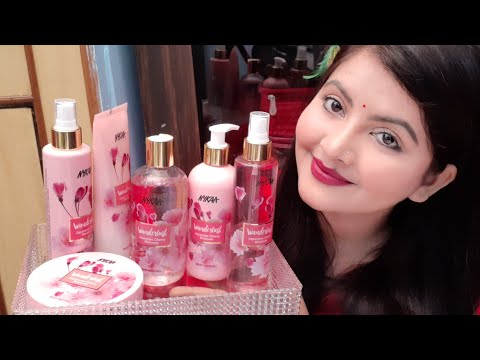 Nykaa wanderlust collection |japnese cherry blossom bath & body range | Nykaa huge skin care haul |