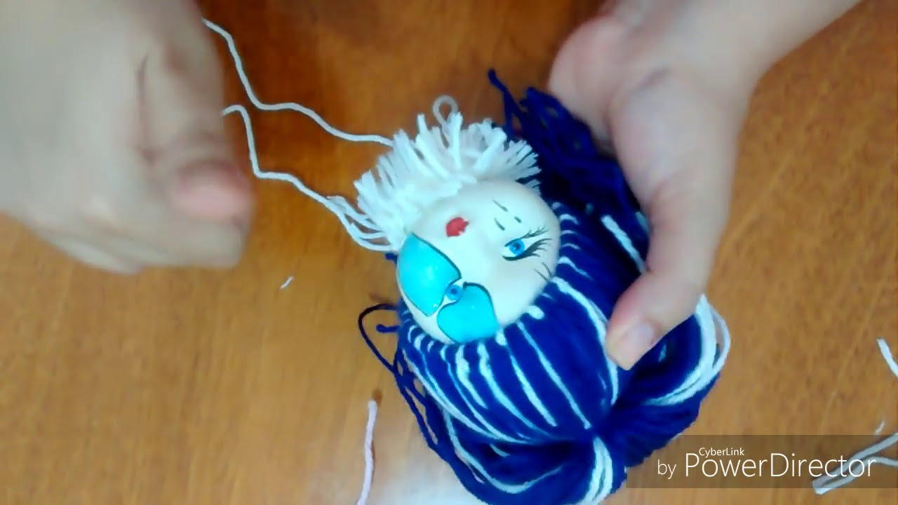 Cabelo para boneca de lã # rabo de cavalo