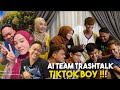 Ai team react tiktok tergedik boy  trashtalk depan muka boy