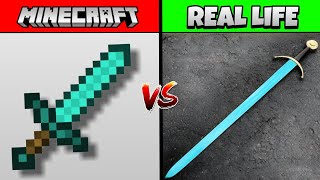 Minecraft vs Real Life! [10+ ILLEGAL Build Hacks \& Tricks]