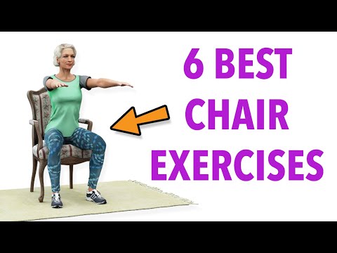 노인을위한 6 가지 최고의 의자 운동 (60 대 및 70 대 이상)