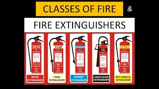 TYPES OF FIRE AND FIRE EXTINGUISHERS | WHICH FIRE EXTINGUISHER TO BE USED ON WHICH CLASSES OF FIRE